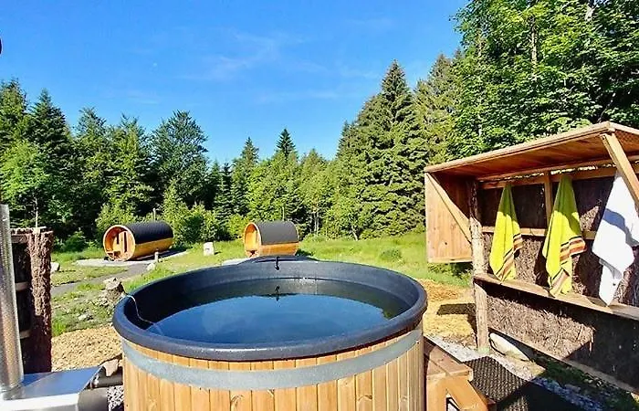 Le Grand Loup, Appartement Neuf Avec Bain Nordique Gerbepal photo