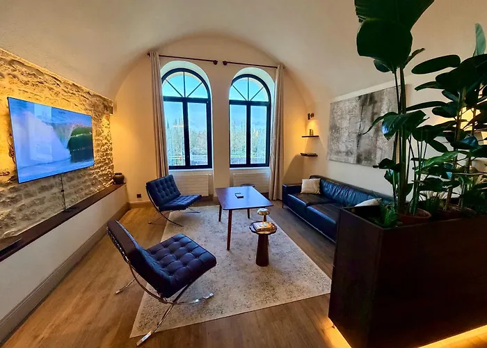 Apartmán Loft Architecte Exceptionnel Avec Mini Piscine Design Mety fotorgafie